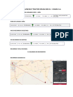 Reporte Tractor de Oruga