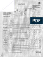 Whirlpool SR AWO/D 40100 Tabela Programa