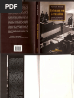 Eichamann Em Jerusalem Um Relato Sobre a Banalidade Do Mal