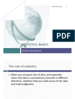 Statistics: Basics: Aswath Damodaran