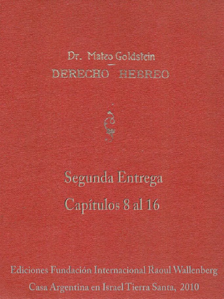 Derecho Hebreo Parte 8 Al 16 | PDF | Pena capital | Castigos