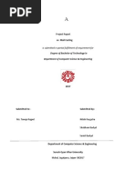 Project Report On Mail Casting: Is Submitted in Partial Fulfillment of Requirement For