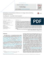 Simulation of Mass Balance Behavior in A Large-Scale Circulating Uidized Bed Reactor