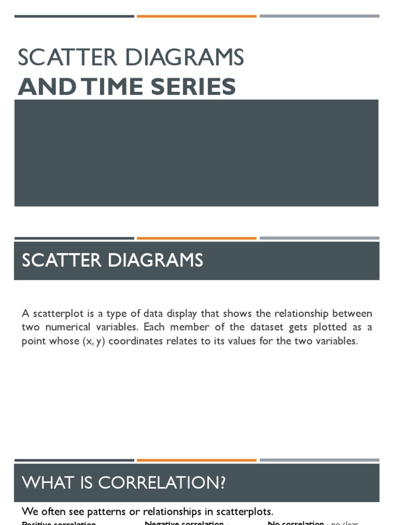 Scatter Diagrams and Time Series | PDF | Scatter Plot | Time Series