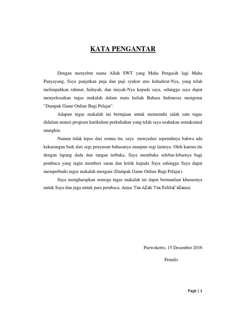 Dampak Game Online Bagi Pelajar PDF