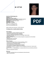 Curriculum Vitae Word