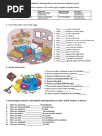 There Be Worksheet Worksheet Templates Layouts 101075