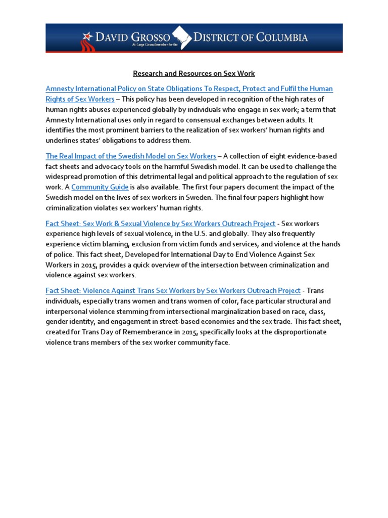 Sex Worker Rights and Violence Statistics | PDF | Sex Work | Prostitution