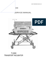 Incubadora de Transporte DAVID TI-2000 Service Manual