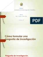 1a Cómo Formular Una Pregunta de Investigación