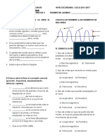 Examen Extraordinario Ciencias II 2017