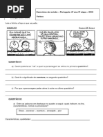 Exercícios de Português