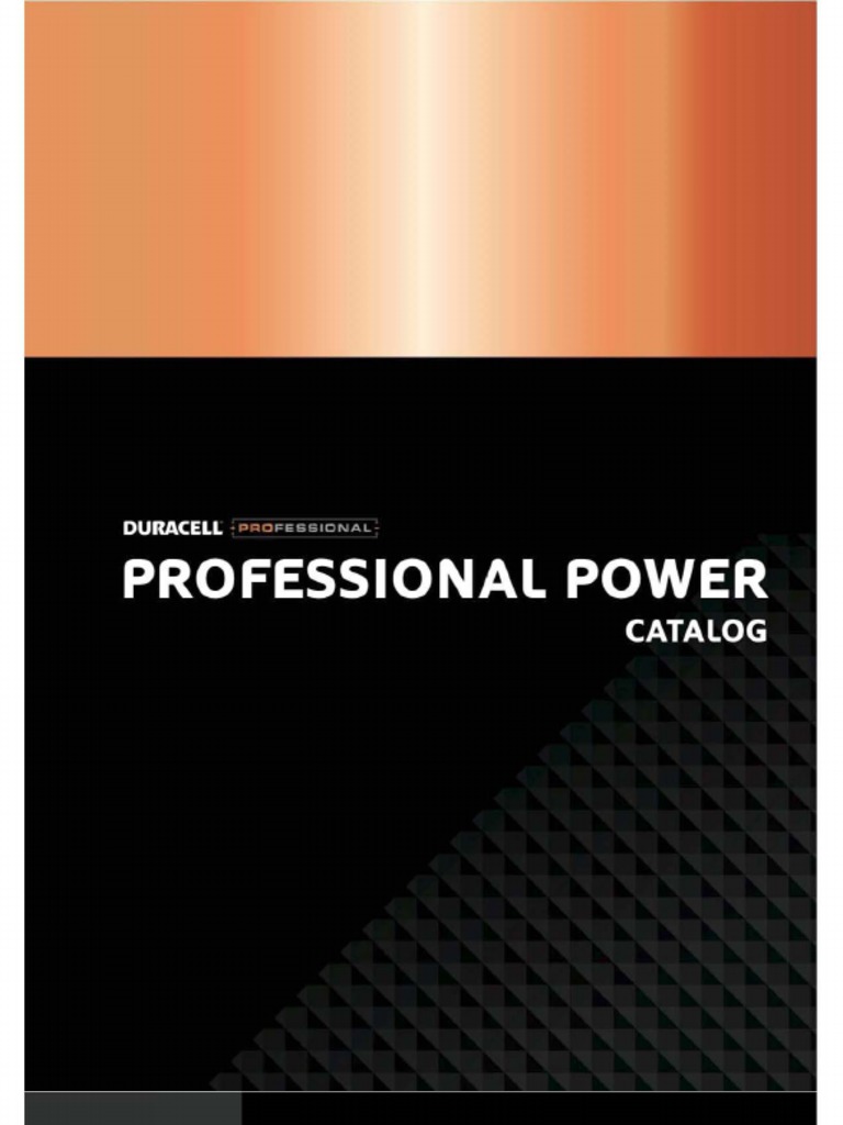 Duracell Batteries General Catalog, PDF, Battery (Electricity)