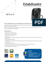 Catalogo de Estabilizador SMS Revolution Speedy Compacto 300 VA Ou W (22400 110417)