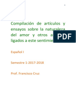 Compilación de Artículos y Ensayos Sobre El Amor y Otros Asuntos