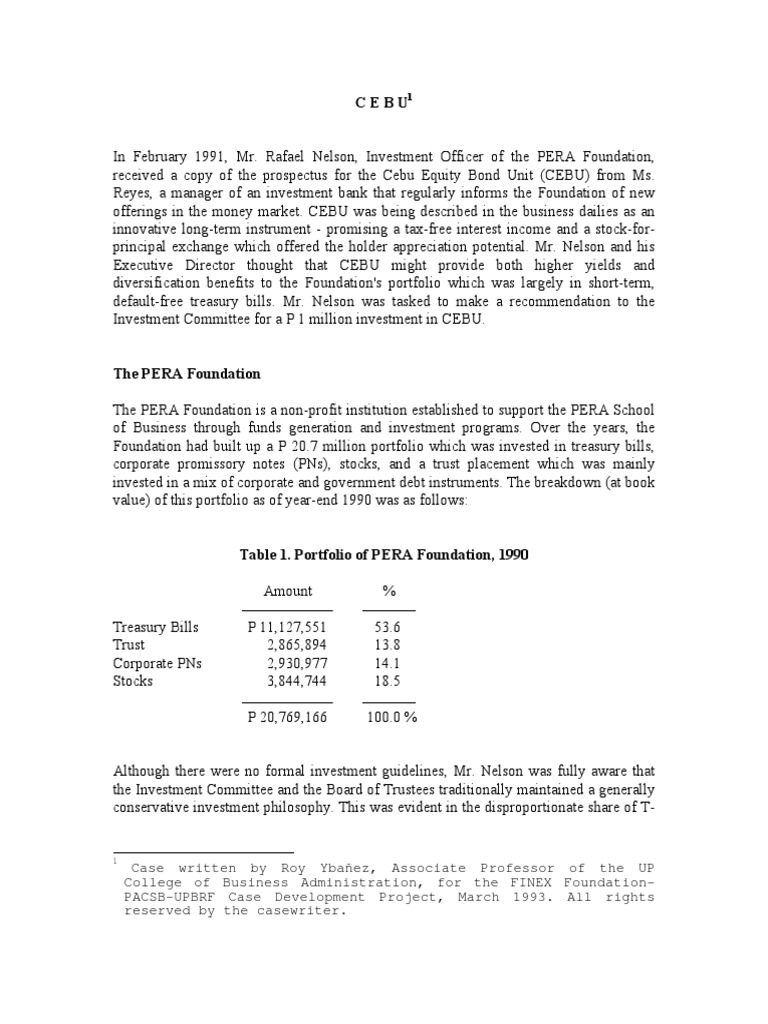 Cebu PDF Stocks Bonds (Finance)