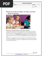 Atividades Com Musicas