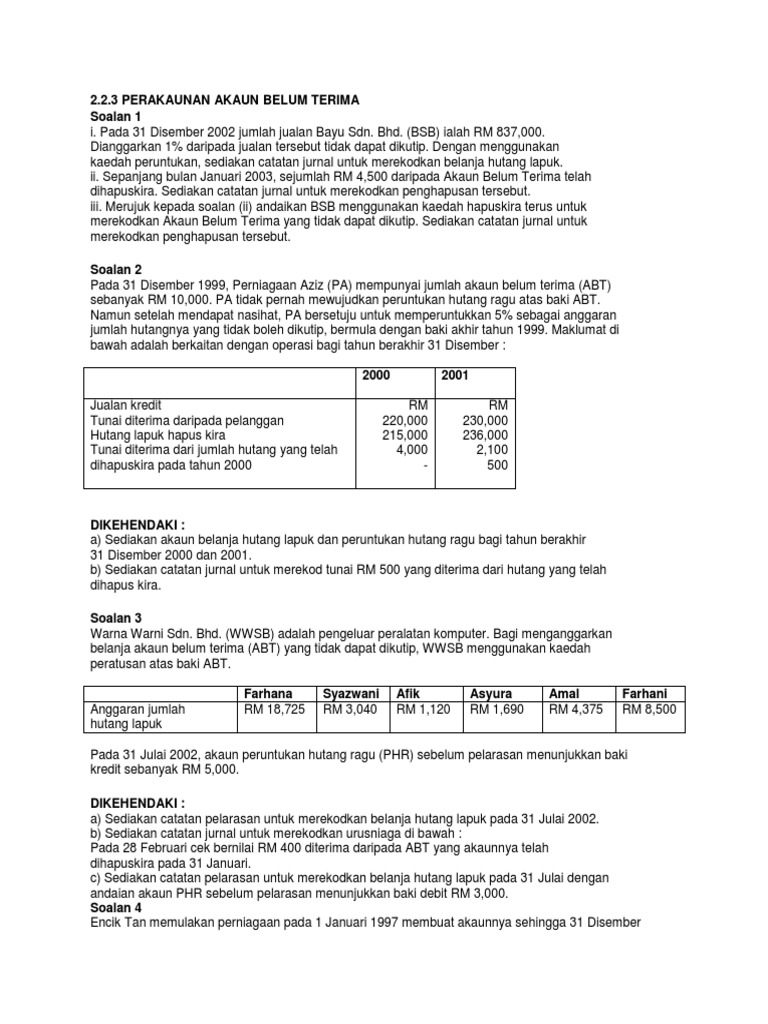Bab 6 Perakaunan Akaun Belum Terima1