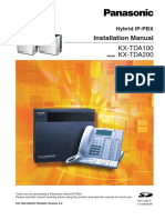 Panasonic KX-TDA100 TDA200 Installation Manual-1