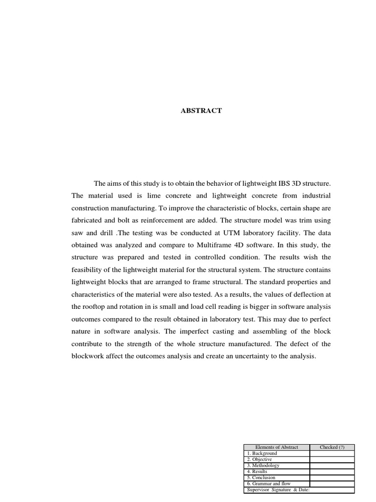 Lightweight IBS 3D Structure Analysis | PDF | Technology & Engineering