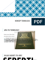 Konsep Teknologi