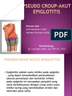 PSeudocroup Akut Epiglotitis