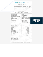 Cebu Pac Official Receipt PDF