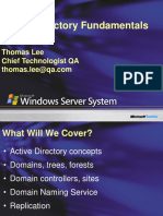 3rdNovember-Active Directory Fundamentals Administration