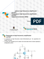 Baja Frecuencia Bjt y Fet-capacitancia de Miller