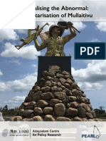 Normalising The Abnormal The Militarisation of Mullaitivu PDF