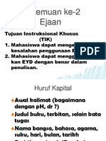 Ejaan Bahan Kuliah