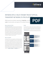 Infinera DTN-X: Multi-Terabit Packet Optical Transport Network (P-Otn) Platform