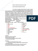 Práctica No 2. Métodos de Separación de Mezclas