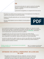 Entorno Economico, Entradas de Capital