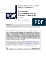 Book Review: Understanding Security Practices in South Asia: Stability: International Journal of Security & Development