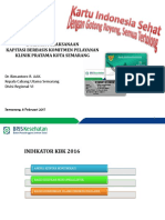 Materi Evaluasi KBKP Klinik Kota Semarang 8 Feb 2017