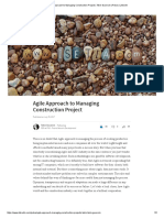Agile Approach to Managing Construction Project