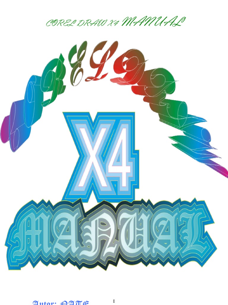 Manual de Corel Draw X4 | PDF | Herramientas | Menú (Computación)