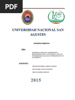 Informe de Agricultura y Transgenicos