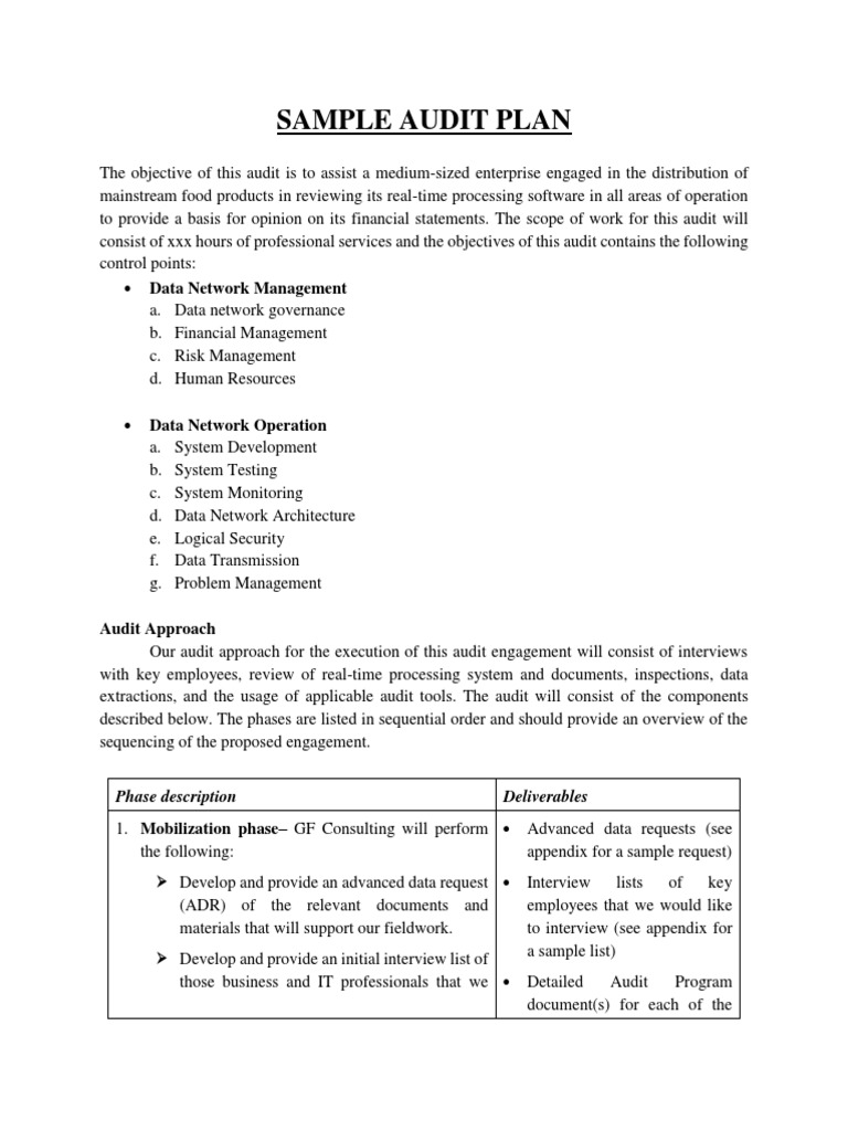 audit assignment pdf