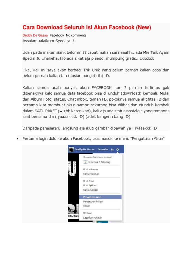 Download Gambar Facebook