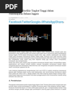 Download Kemampuan Berfikir Tingkat Tinggi Dalam Pembelajaran Bahasa Inggris by Hariyani Ani SN360746831 doc pdf
