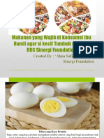 Makanan Yang Wajib Di Konsumsi Ibu Hamil | RBC Sinergi Foundation