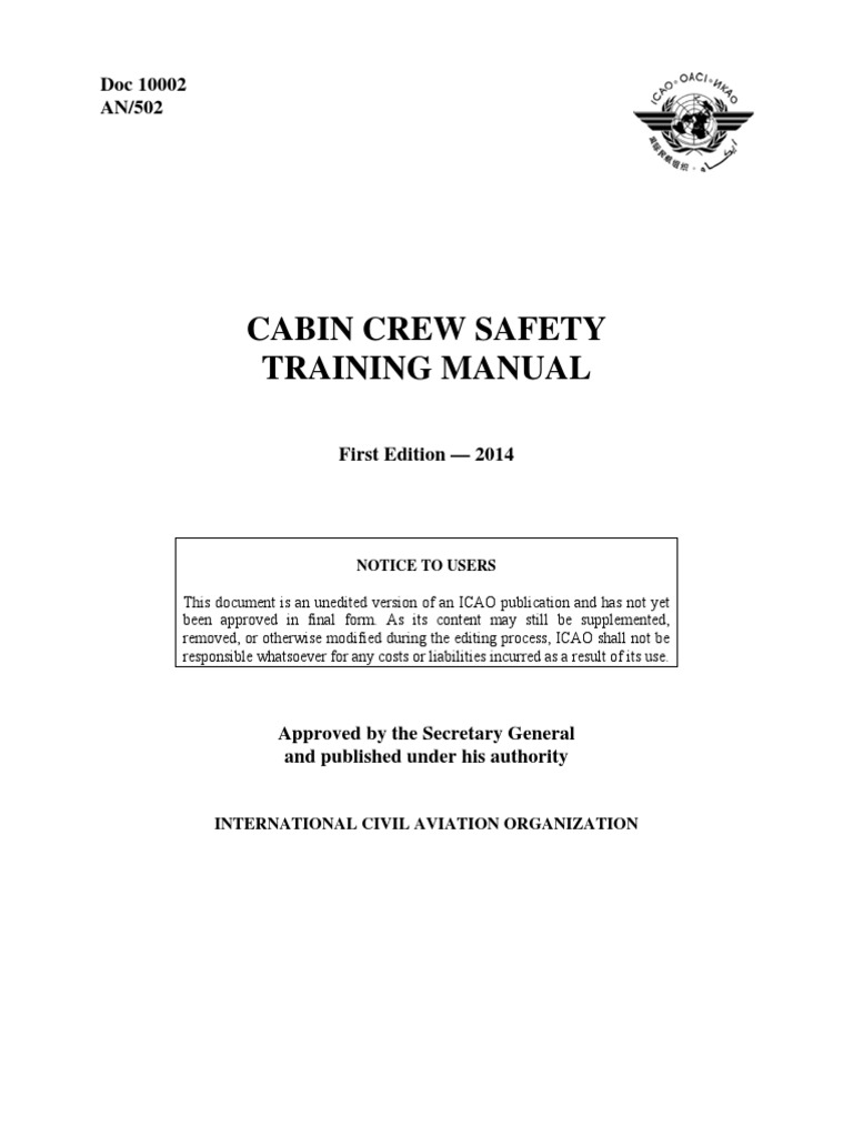 Cabin Crew Safety Training Manual PDF | PDF | Flight Attendant