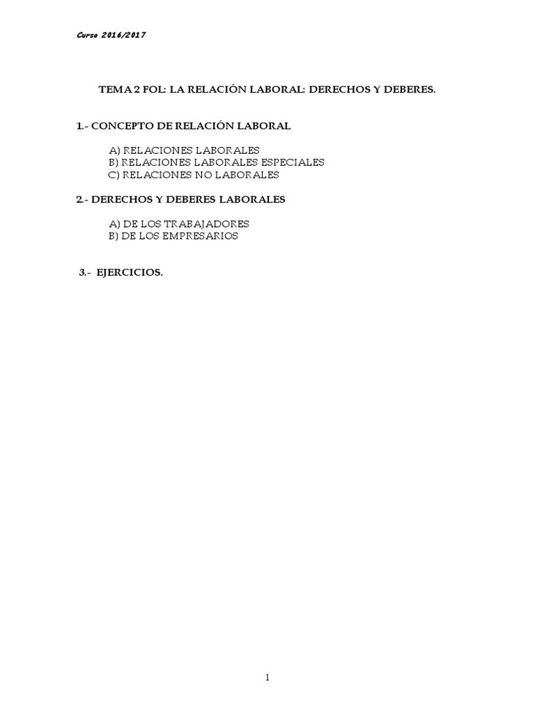 Tema 2 Fol | PDF | Parentesco | Relaciones laborales