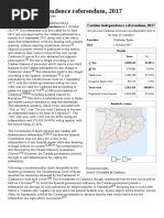 Catalan Independence Referendum, 2017