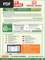 Made Easy Test Series 2018