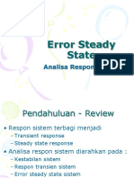 Slide Error Steady State