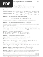 Cours Logarithme Exercices