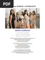 Download Lirik Lagu Gfriend  Summer Rain by Rumah Lagu Terbaru SN360757989 doc pdf